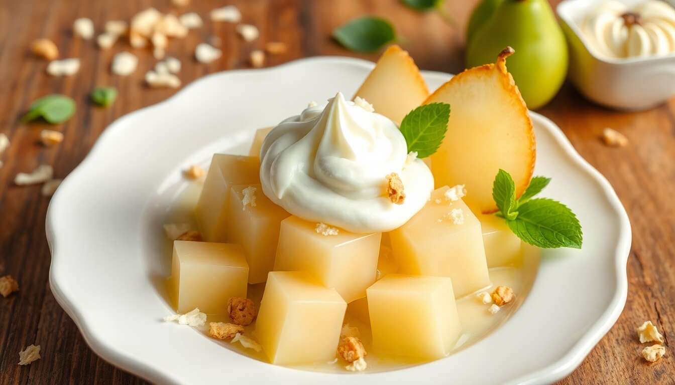 Poire en trompe-l'œil : recette originale et gourmande