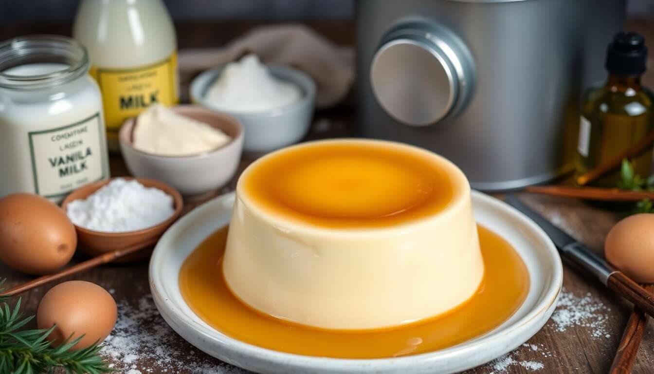 Flan pâtissier sans pâte au Cook Expert : recette facile et rapide