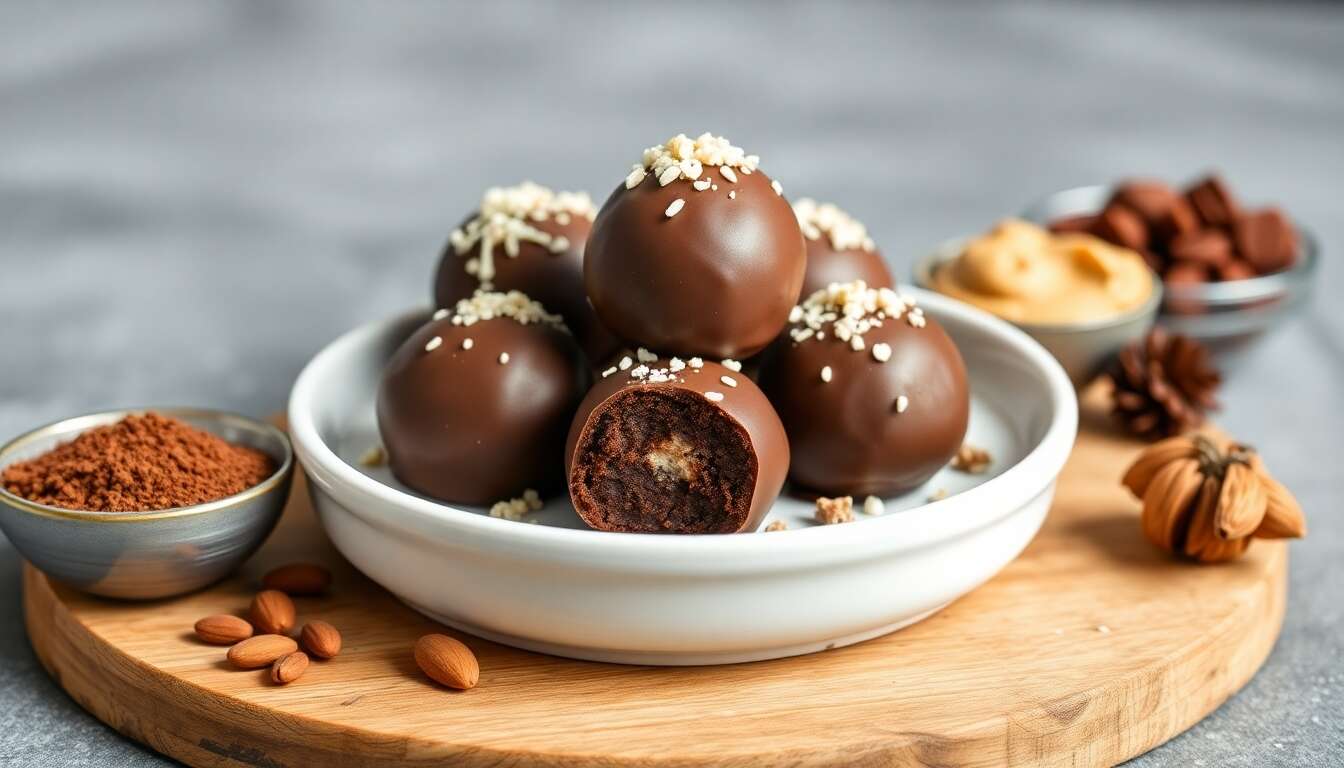 Truffes au chocolat minceur : recette gourmande et légère