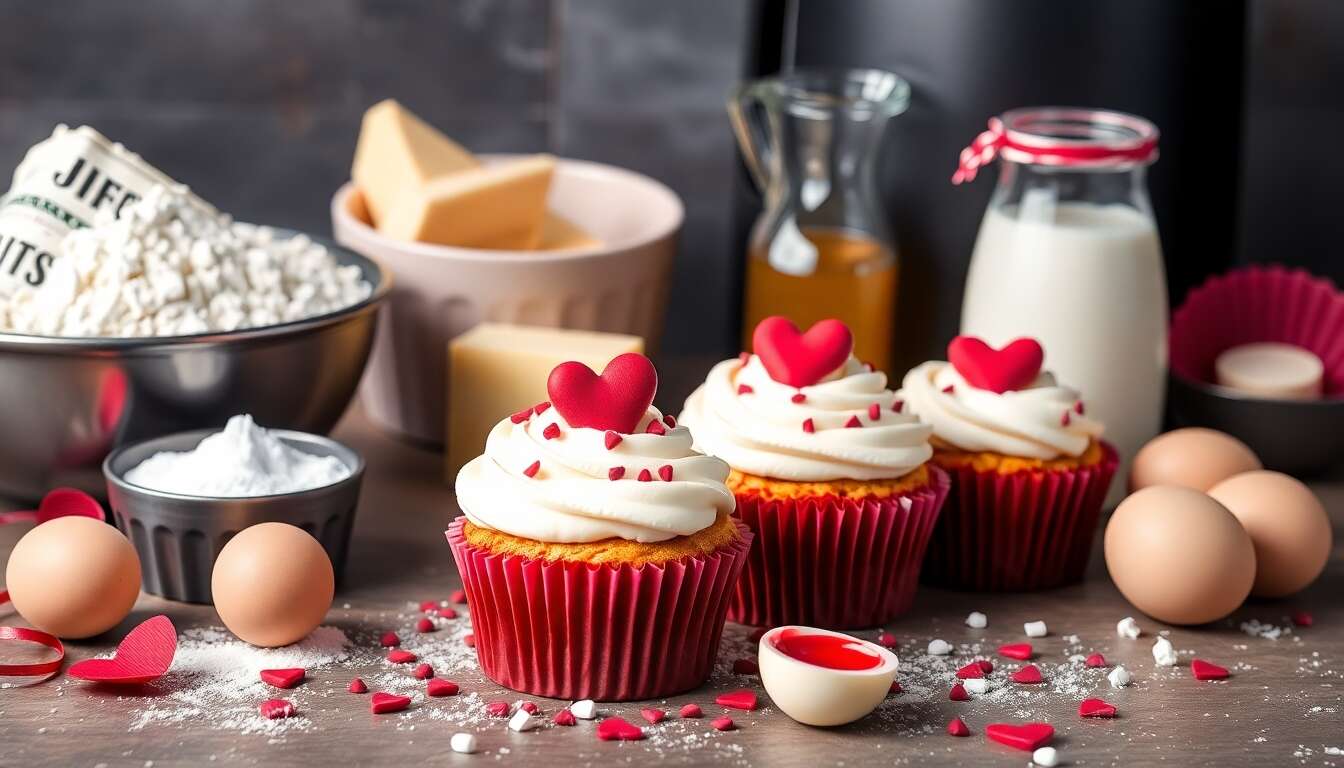 Cupcakes Thermomix pour la Saint-Valentin