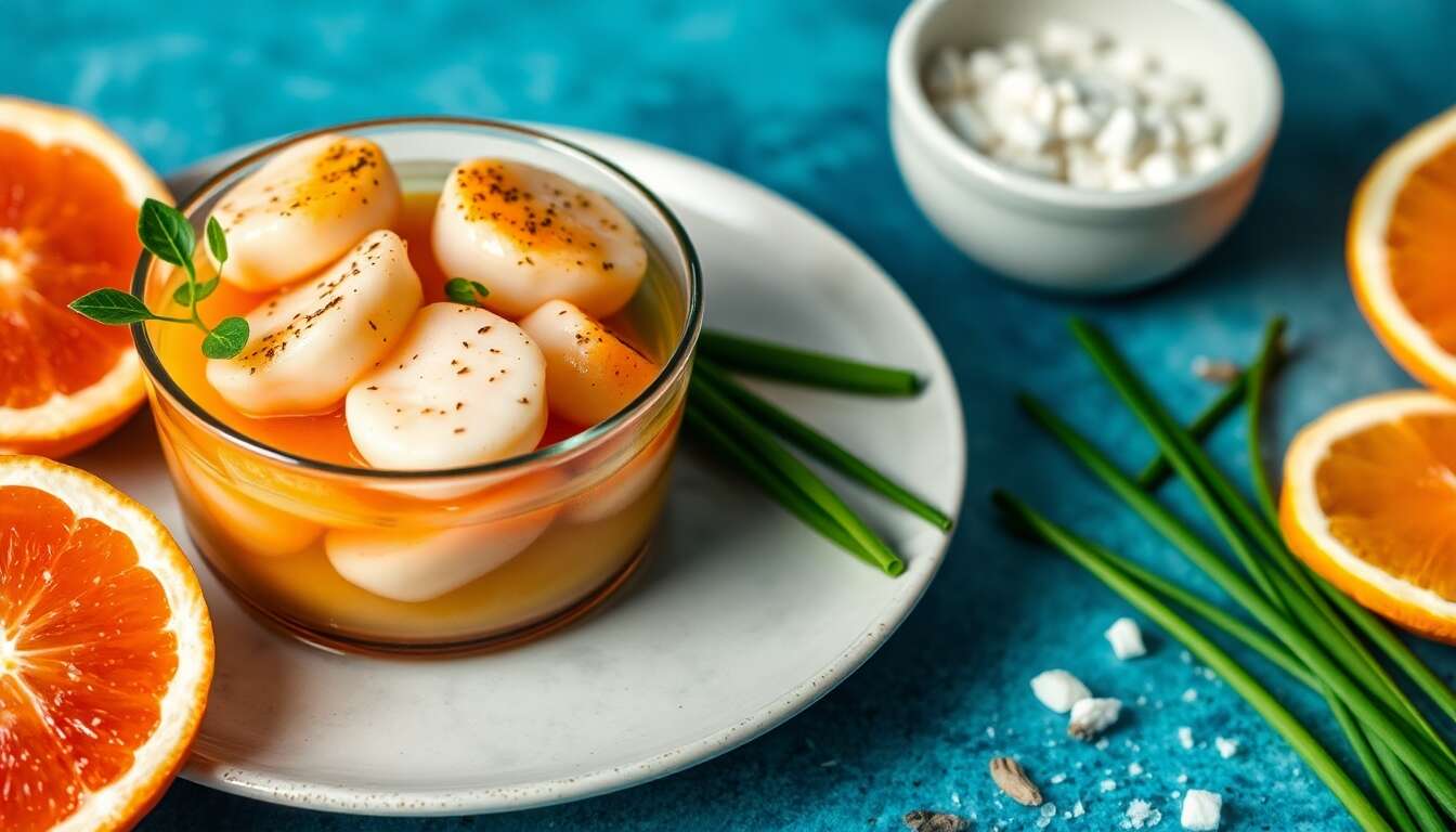 Verrine de Saint-Jacques aux agrumes : une recette raffinée