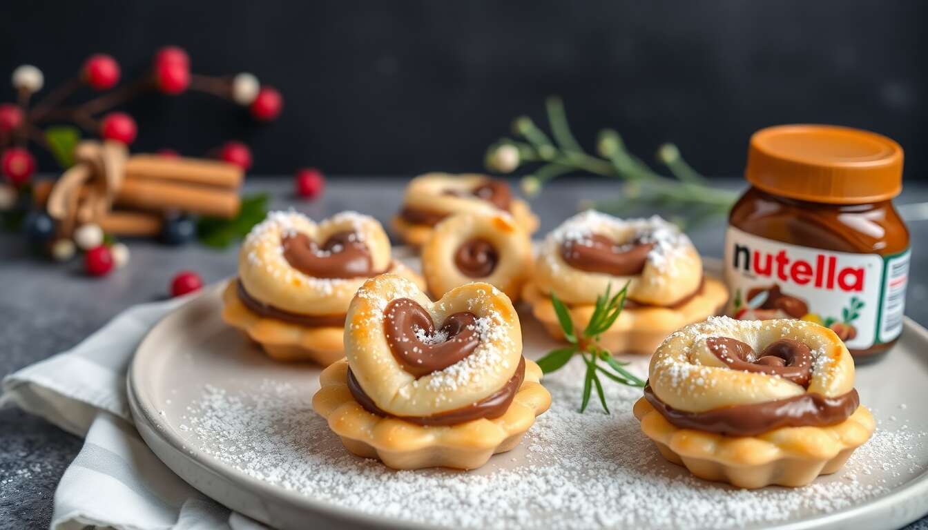 Petits cœurs feuilletés au Nutella : une gourmandise à tester !