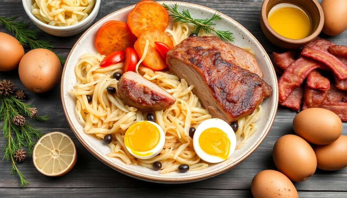 Choucroute maison : palette et collet fumés