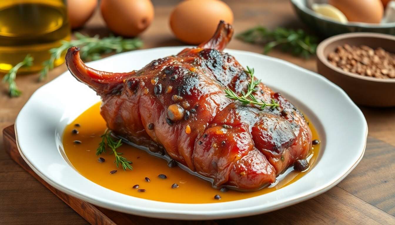 Gigue de chevreuil marinée : recette savoureuse