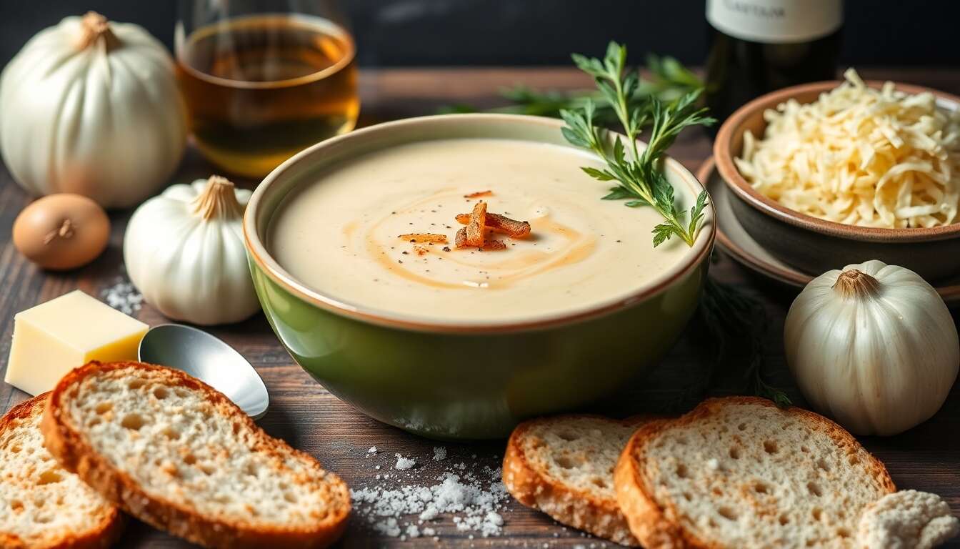 Recette authentique de la soupe à l'oignon traditionnelle