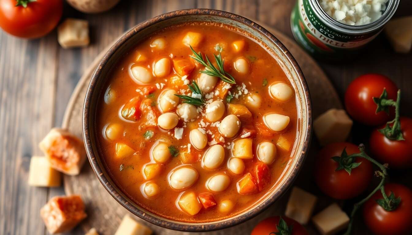 Soupe minestrone aux crozets de Savoie : recette savoureuse