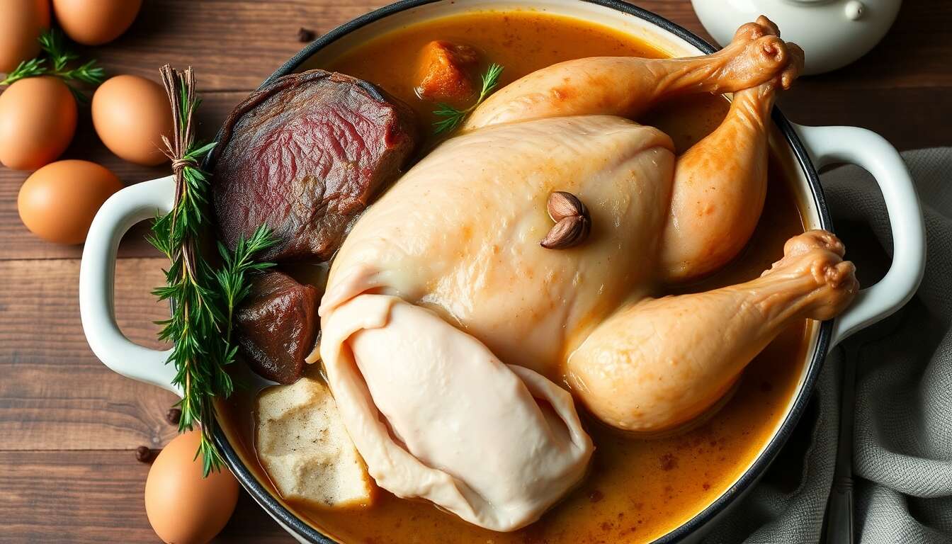 Pot-au-feu aux trois viandes : recette traditionnelle et savoureuse