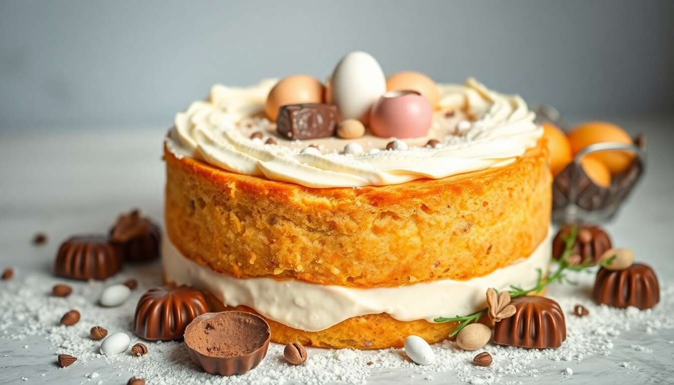 Gâteau au yaourt et chocolats de Pâques : une recette anti-gaspillage