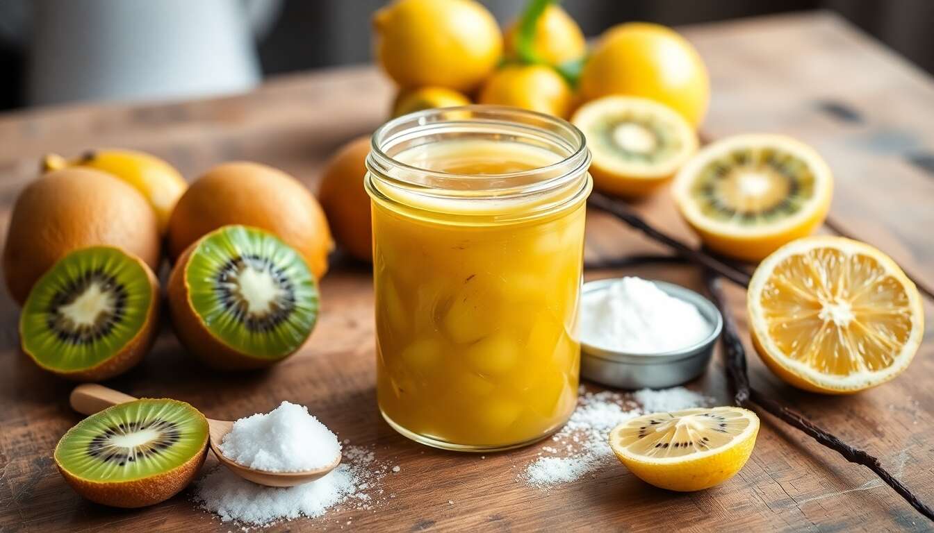 Confiture de kiwis à la vanille : recette gourmande et facile
