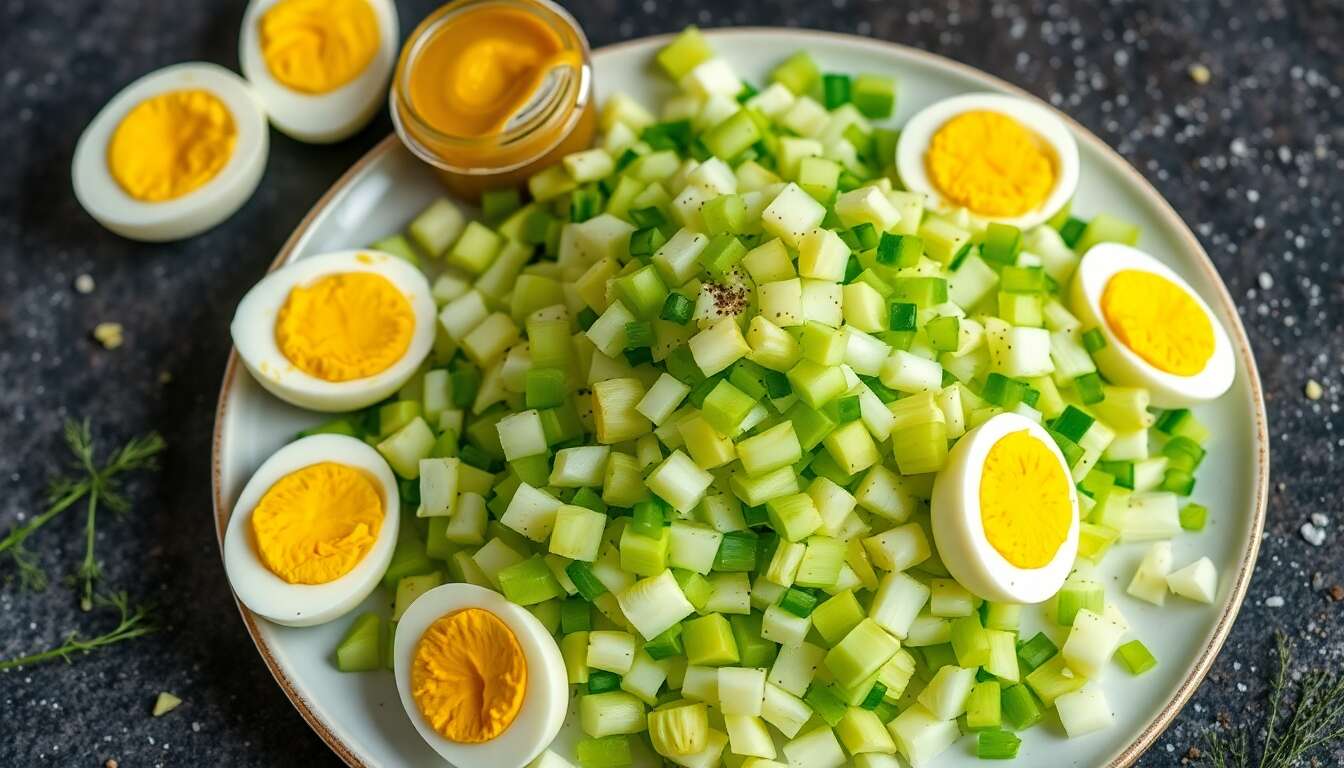 Recette de poireaux mimosa : fraîcheur et simplicité