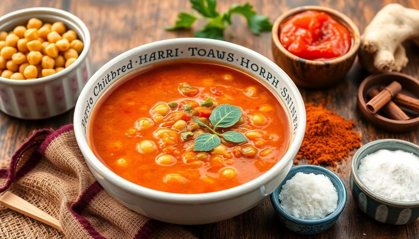 Recette de la Harira Choumicha : soupe Traditionnelle Marocaine