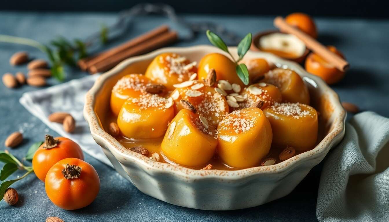 Tajine de nèfles farcies aux amandes : recette gourmande