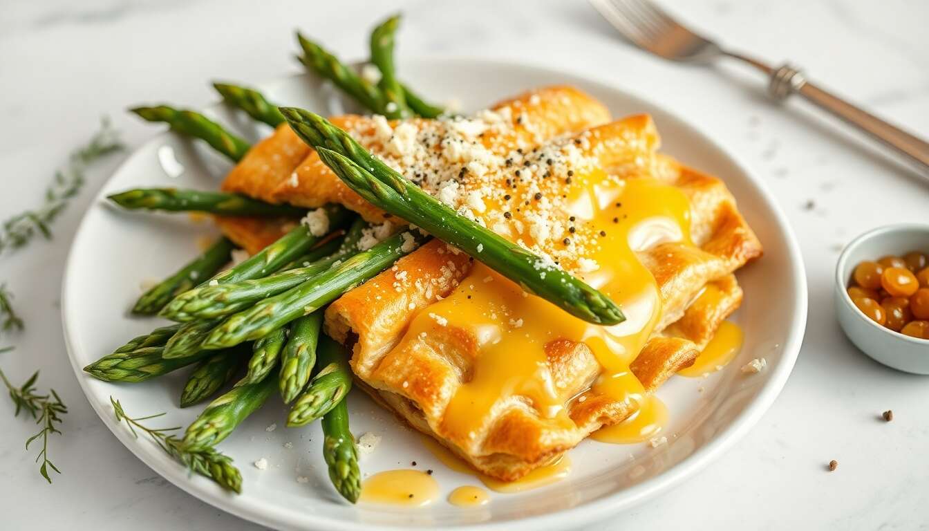 Feuilletés d'asperges : recette gourmande et facile