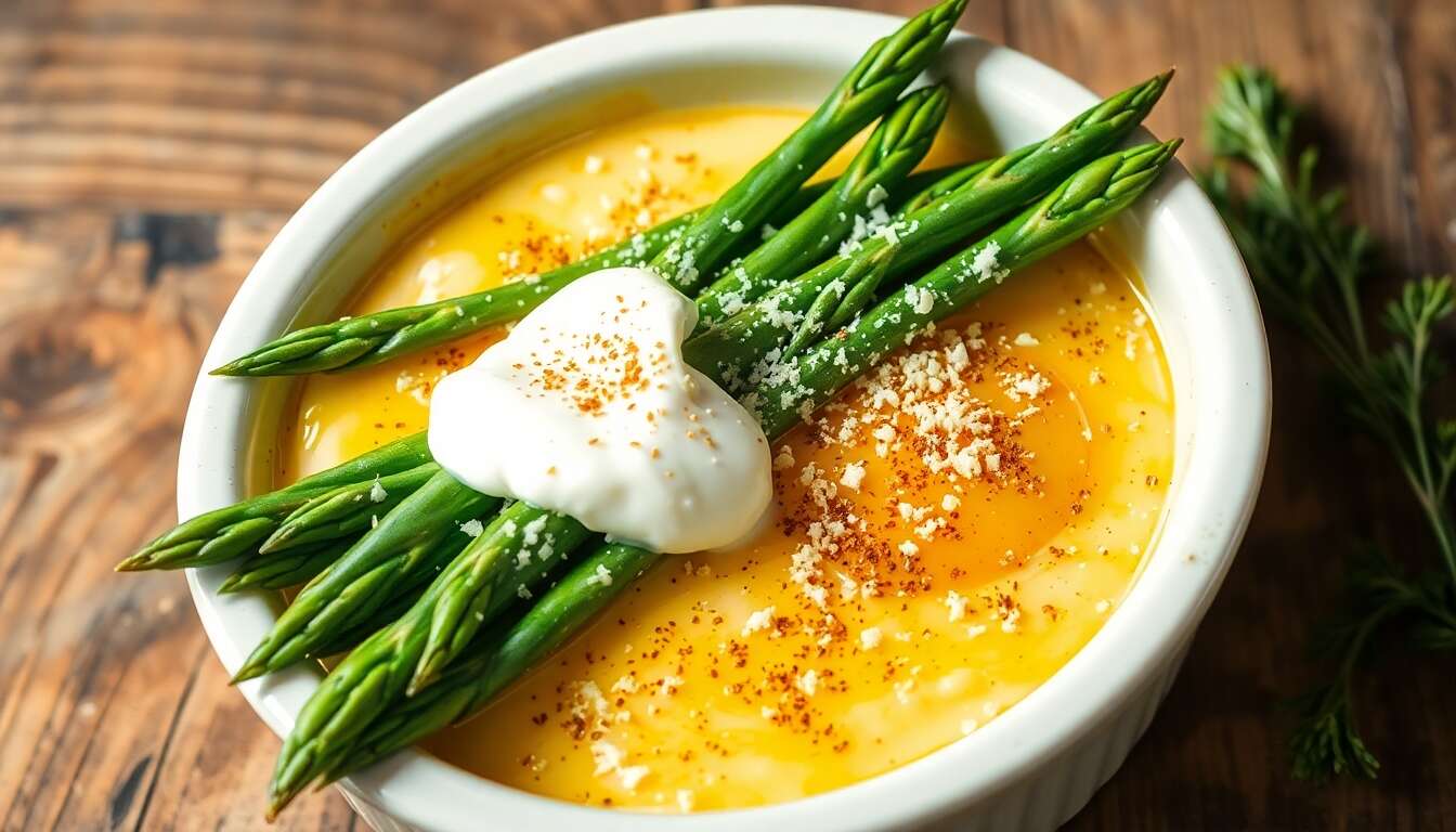 Œufs Cocotte aux Asperges : recette Savoureuse