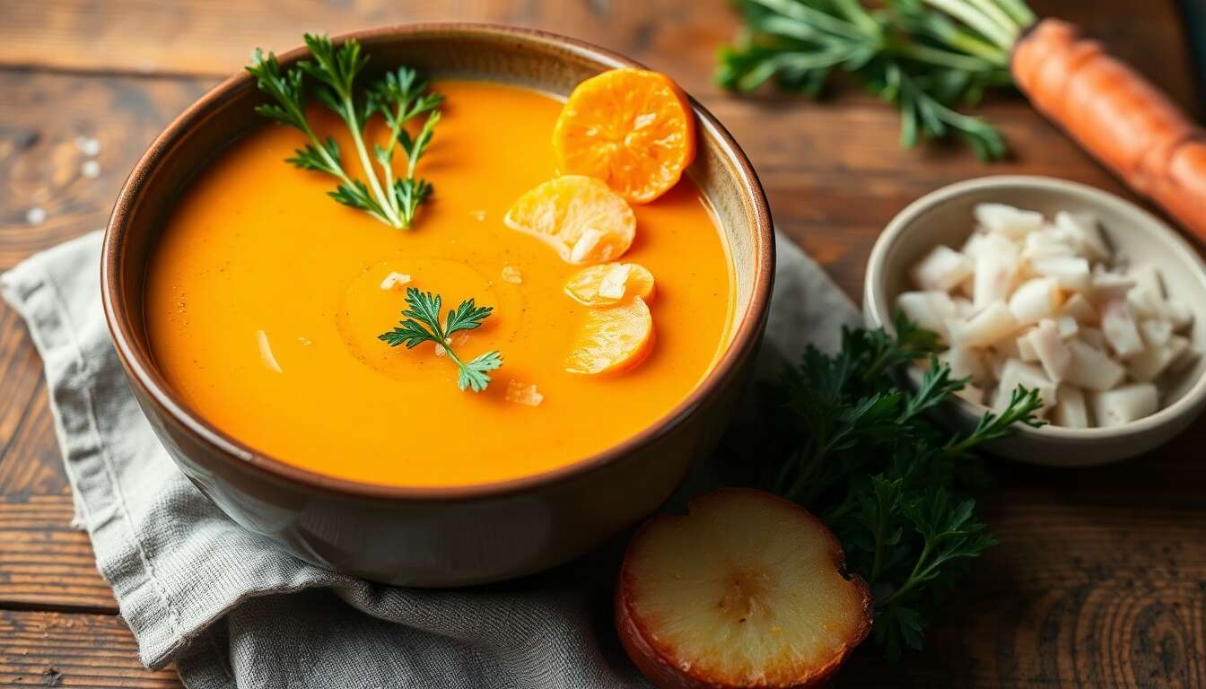 Soupe de fanes de carottes : recette savoureuse et anti-gaspillage