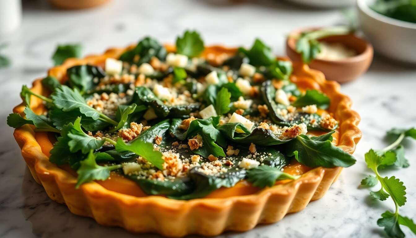 Recette de tarte aux verts de blettes savoureuse