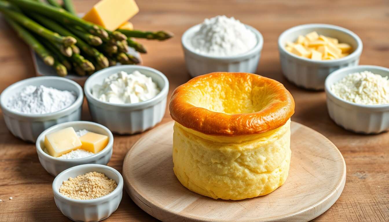 Soufflé d'asperges facile et délicieux