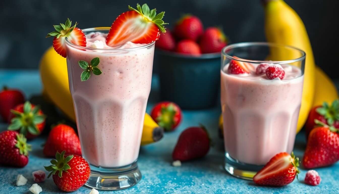 Smoothie vegan aux fraises Gariguettes : recette gourmande et facile