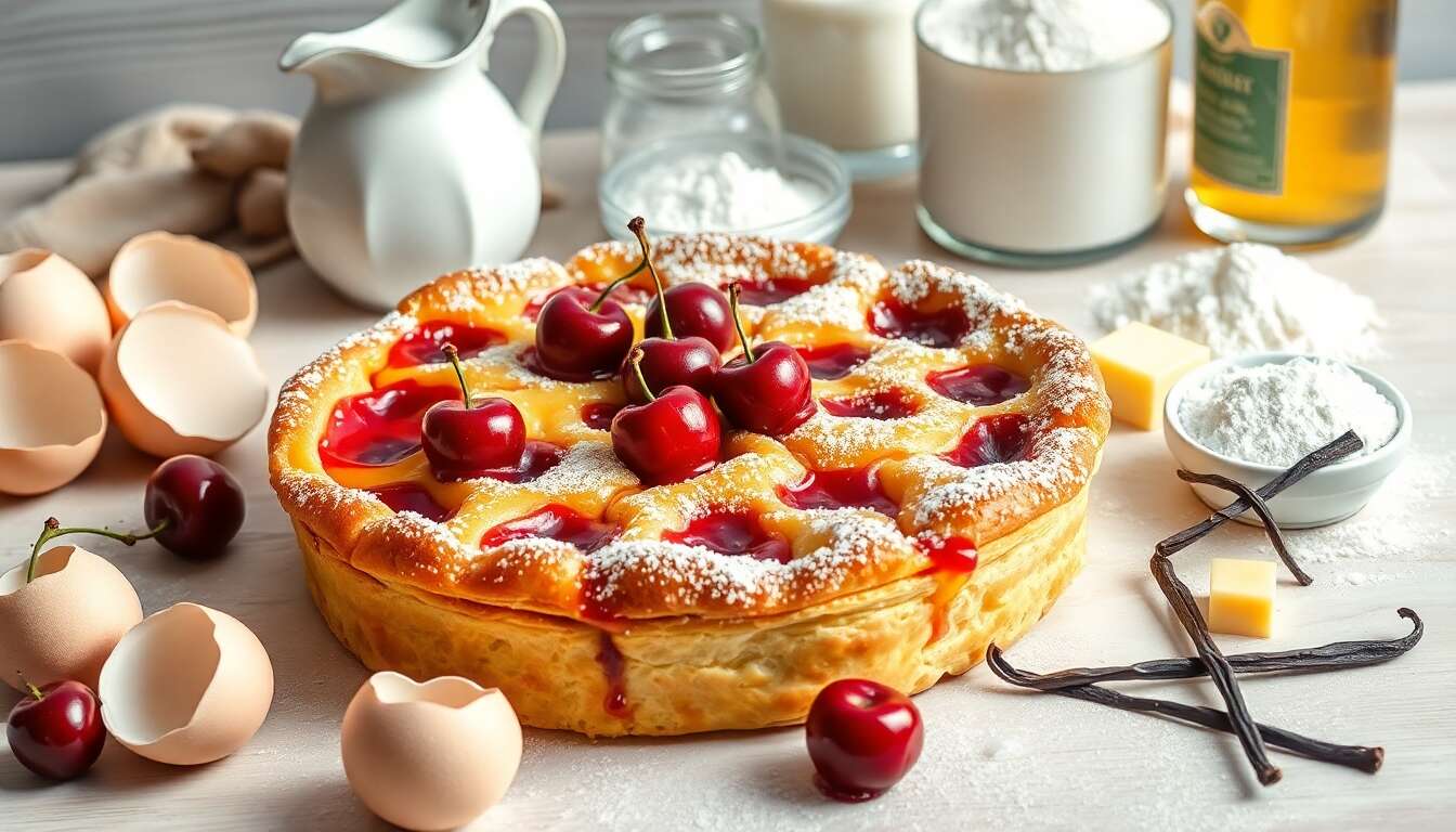 Clafoutis cerises et bière : recette facile