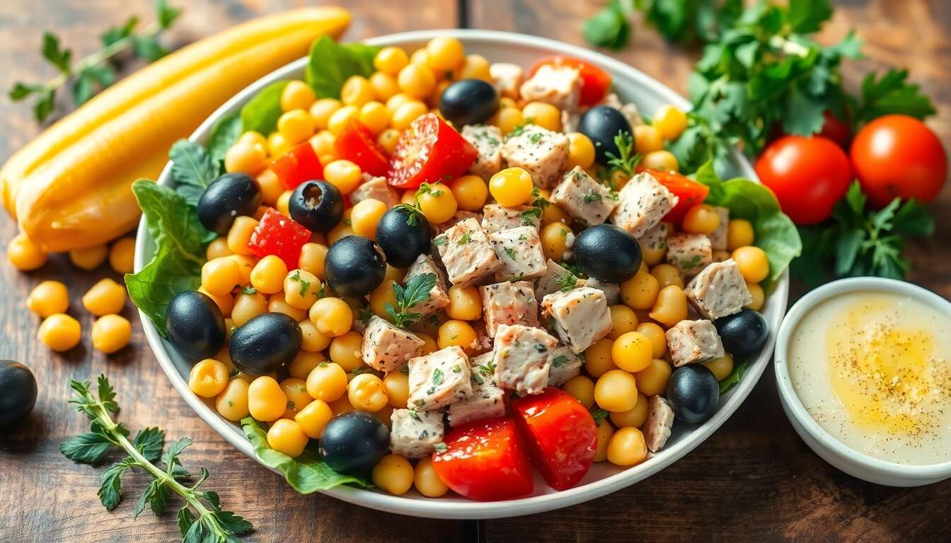 Salade d'été fraîche et économique en 20 min