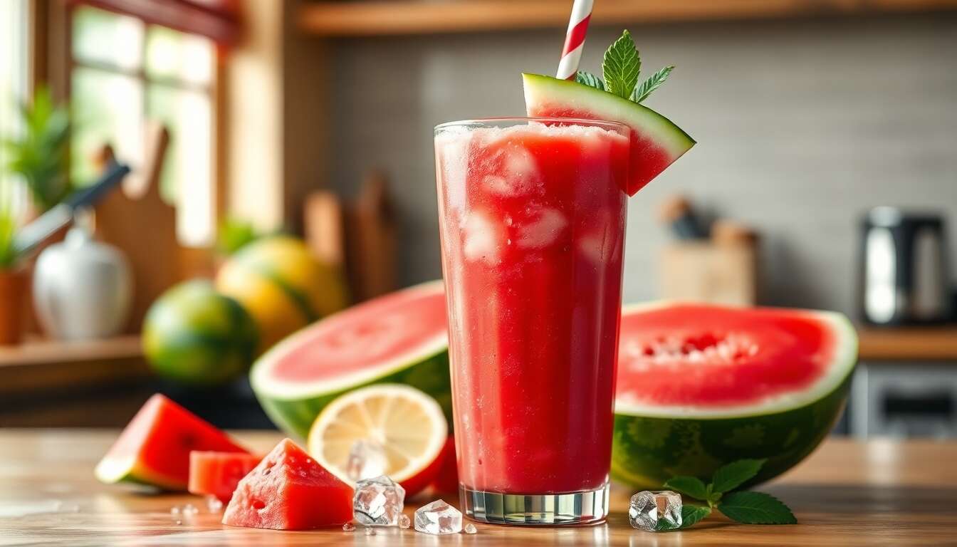 Smoothie pastèque : recette fraîcheur pour l'été