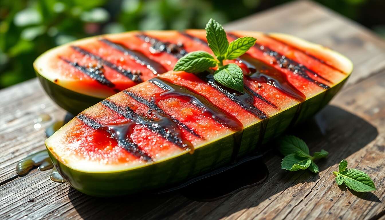 Pastèque grillée au barbecue : recette estivale et originale