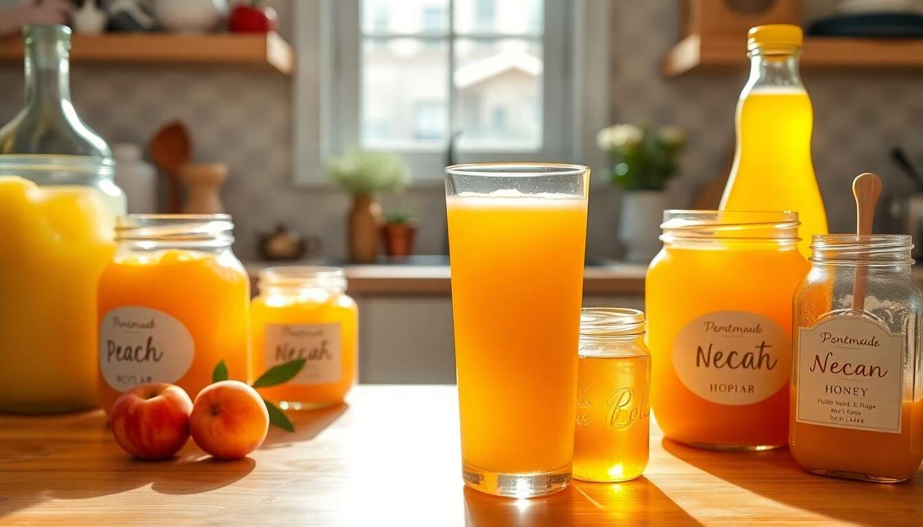 Recette de jus pêches, nectarines et abricots maison