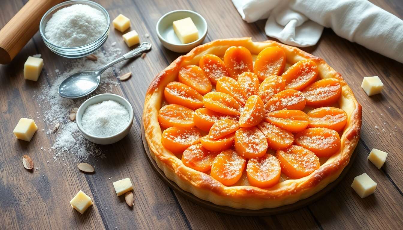 Recette facile : tarte à l'abricot savoureuse