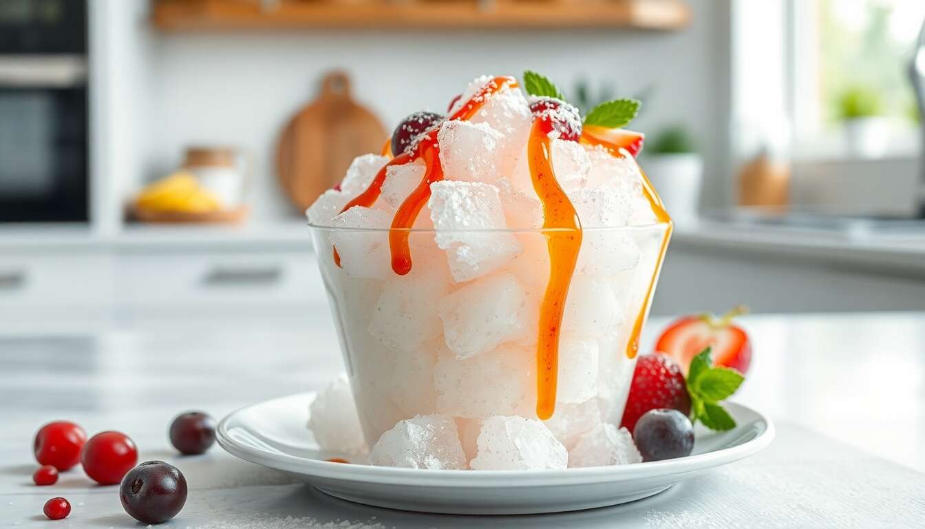 Glace pilée au Thermomix : recette facile et rafraîchissante