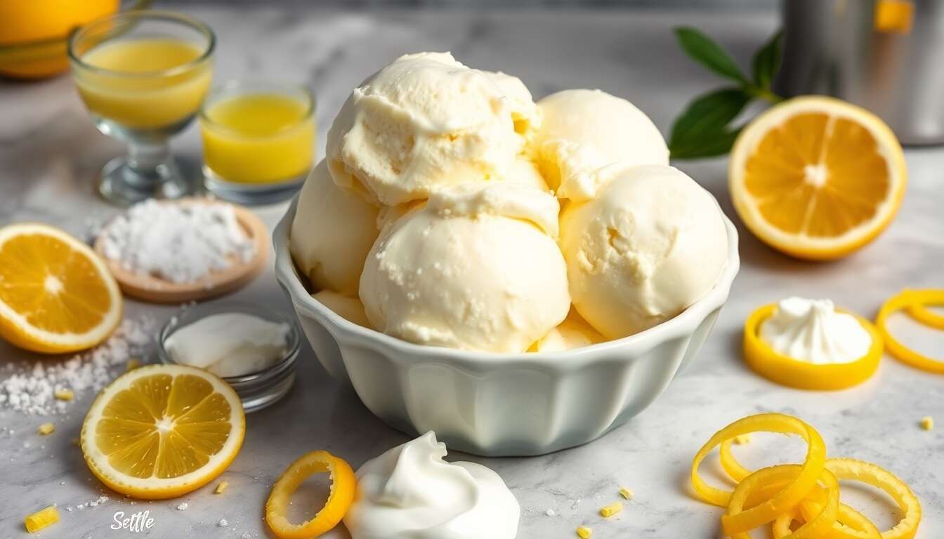 Recette facile : glace au citron avec Kitchenaid