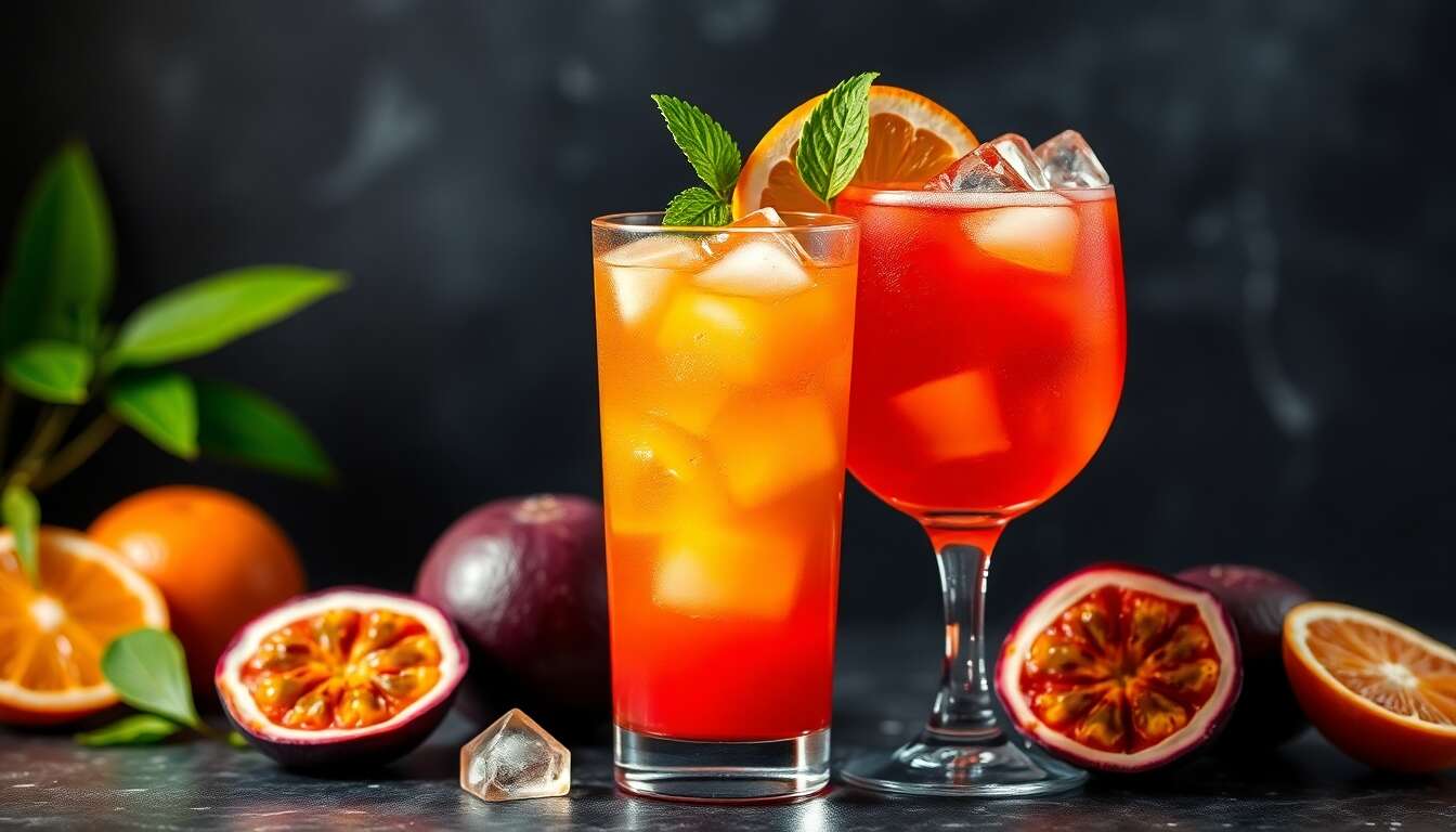 Cocktail Passion Fatale : recette exotique et envoûtante