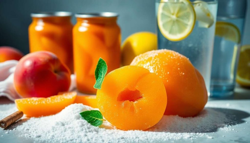 Sorbet pêche ou abricot : recette rafraîchissante