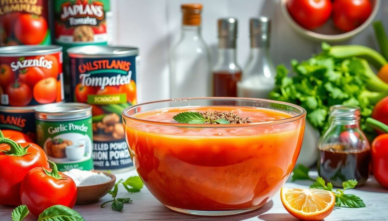 Gaspacho rapide : une recette fraîche et facile
