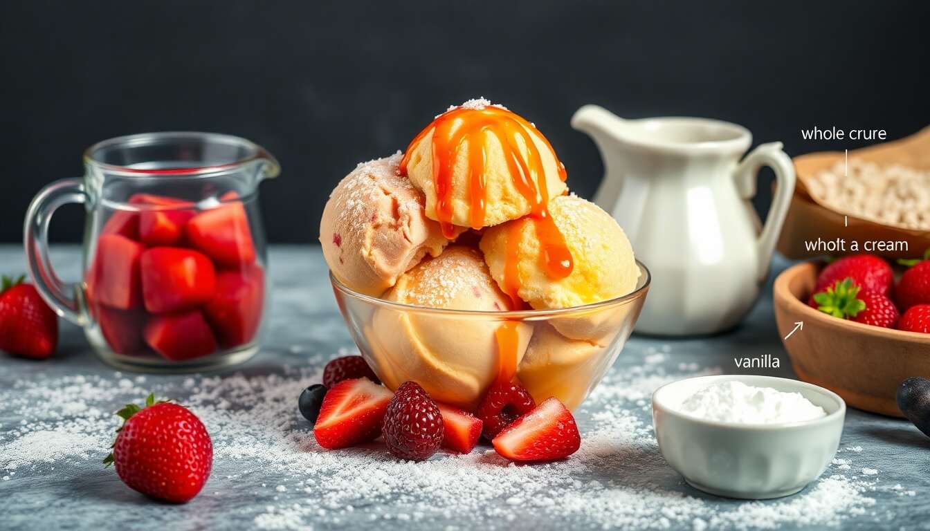 Recette facile de glaces aux fruits maison
