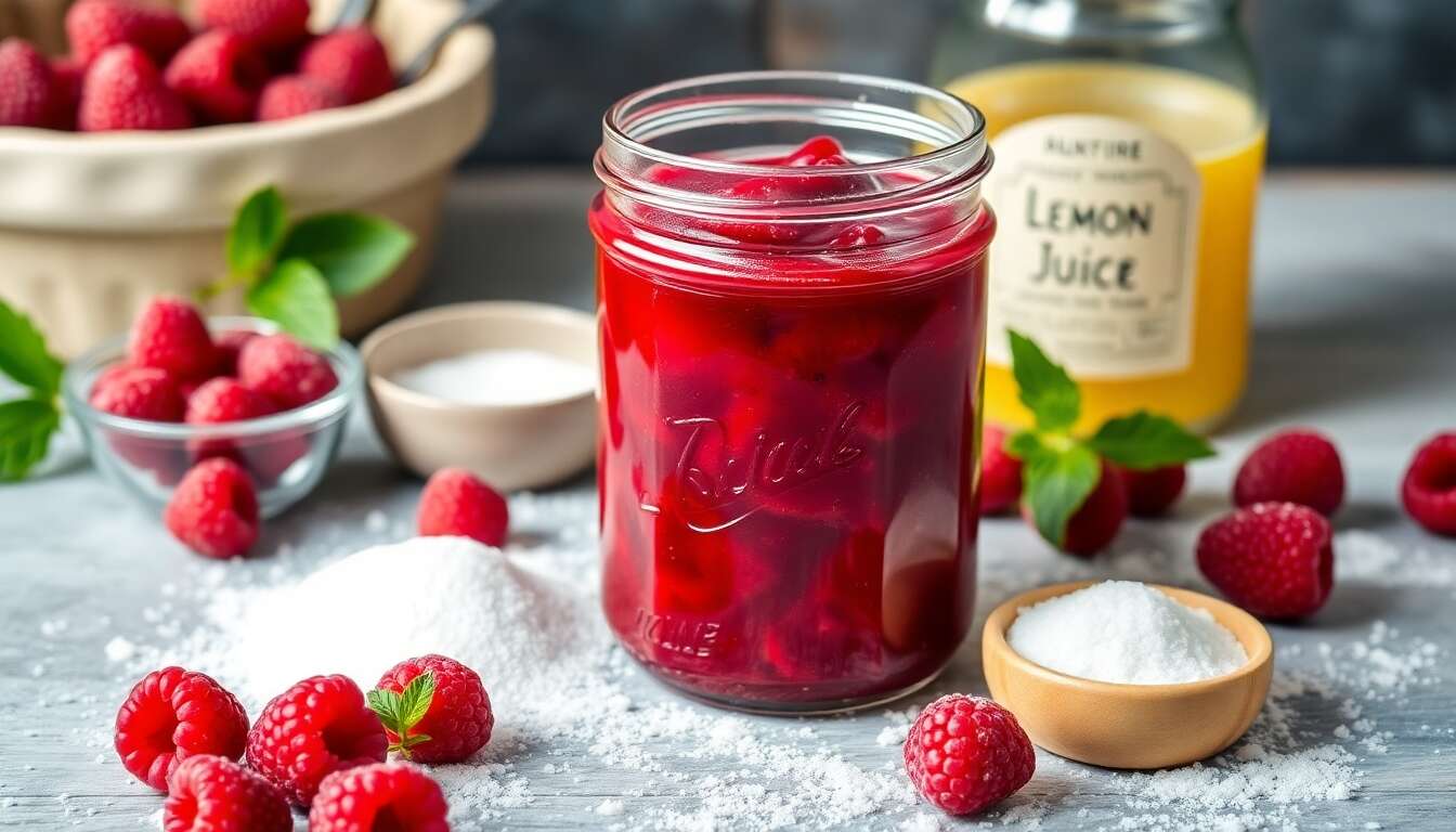 Confiture de framboises facile : la recette maison