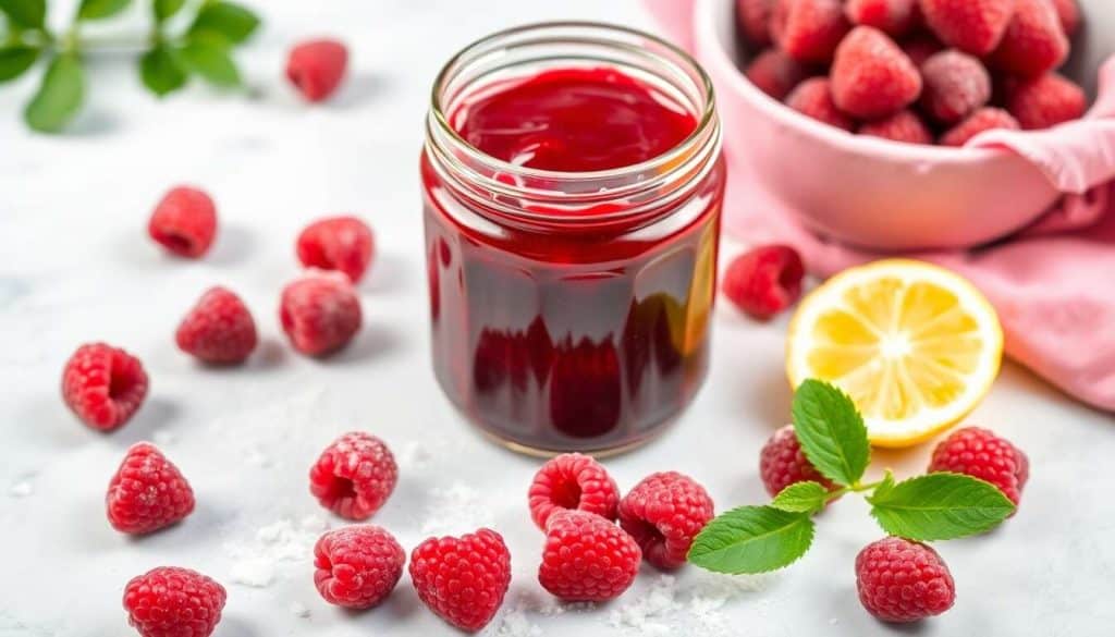 Confiture de framboises Thermomix sans sucre gélifiant