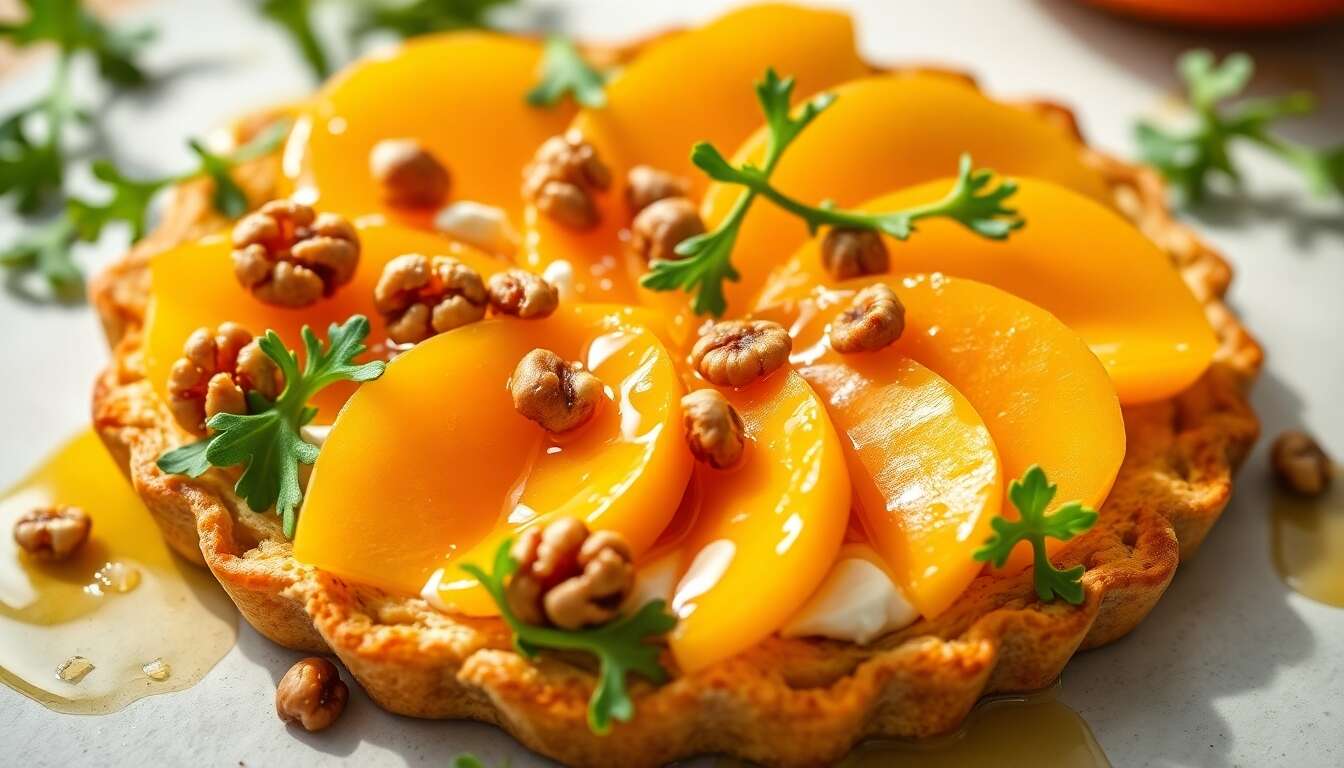 Tartelette chèvre frais et melon : recette gourmande