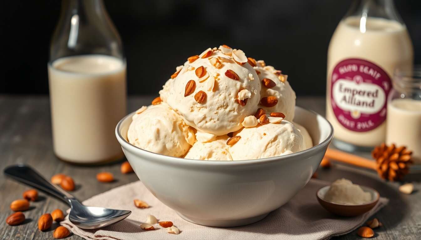 Recette de glace légère sans sorbetière