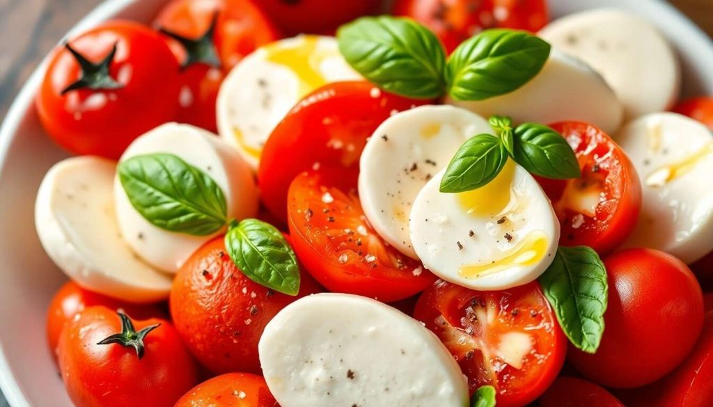 Salade Caprese : recette Tomate Mozzarella Simple et Savoureuse