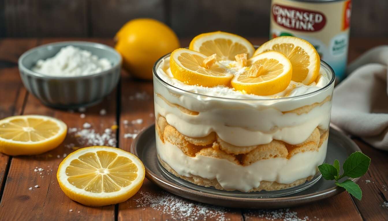 Tiramisu au citron : une recette rafraîchissante