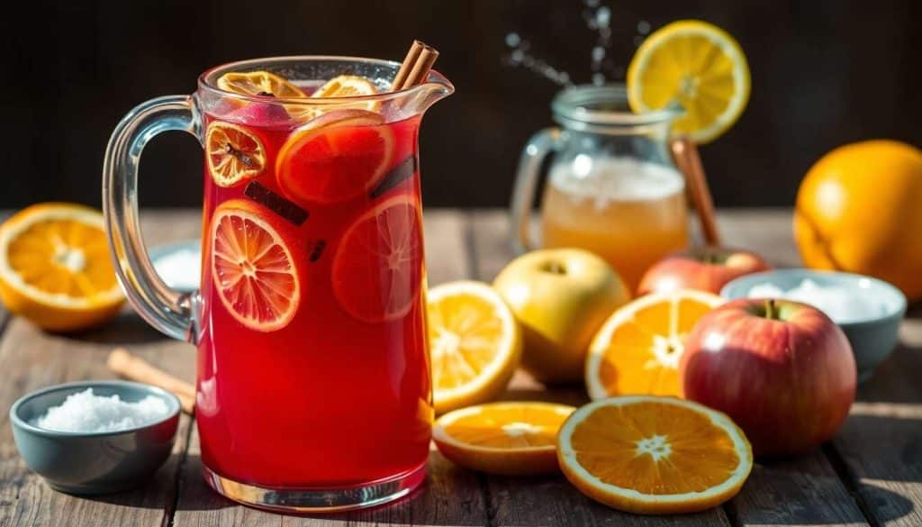 Sangria aux fruits : recette rafraîchissante et facile