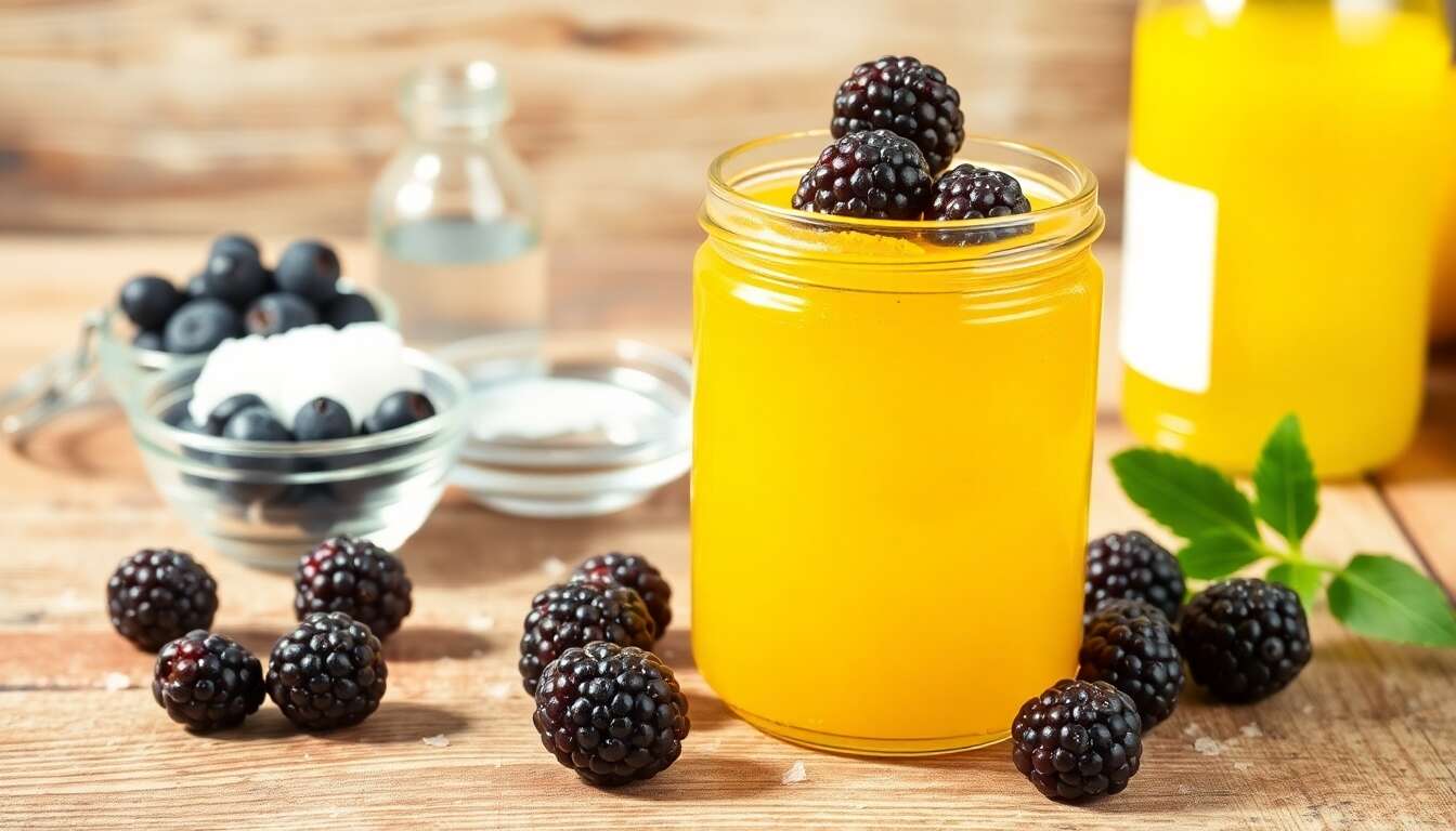 Gelée de mûres citronnée : recette facile et savoureuse