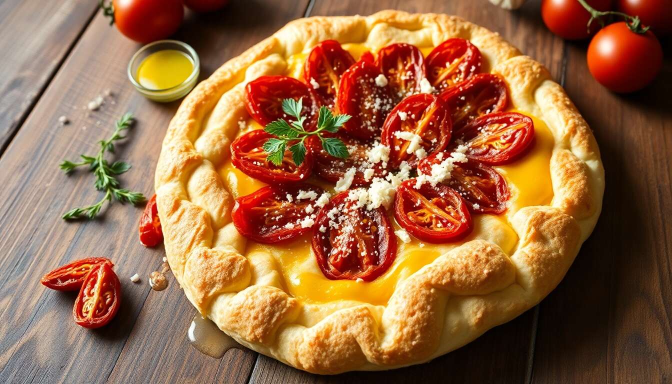 Tarte légère à la tomate : recette facile et savoureuse