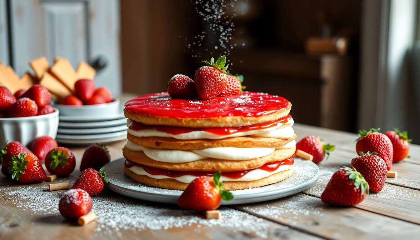 Charlotte aux fraises : recette facile et gourmande