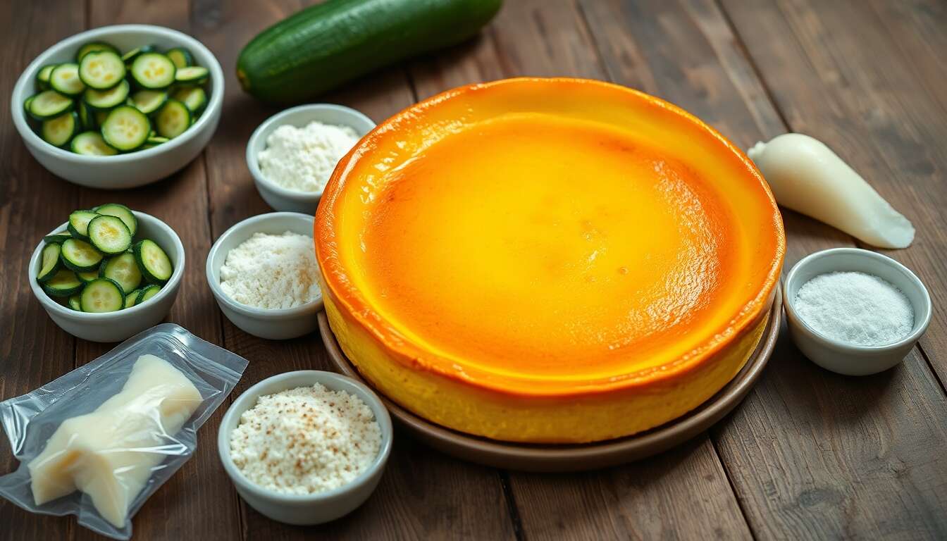 Flan aux courgettes de ma grand-mère : recette facile et savoureuse