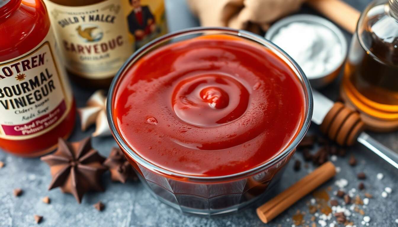 Sauce barbecue au Bourbon : recette maison savoureuse