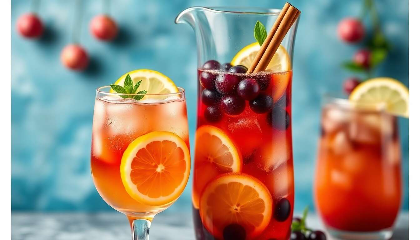 Recette facile de sangria estivale sans alcool