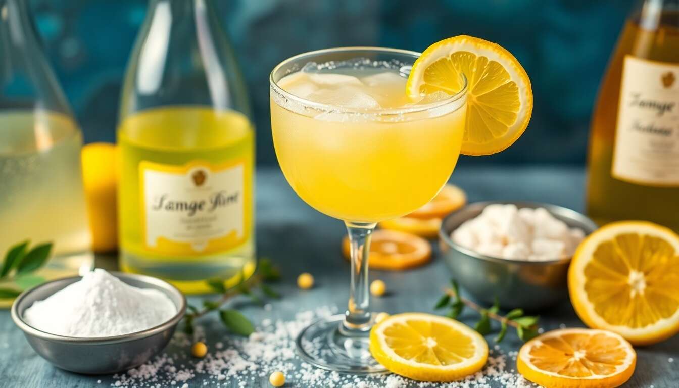 Recette de Marquisette au Citron : cocktail Festif et Rafraîchissant