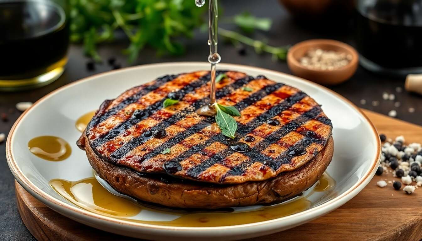 Champignons Portobello grillés au barbecue : recette savoureuse
