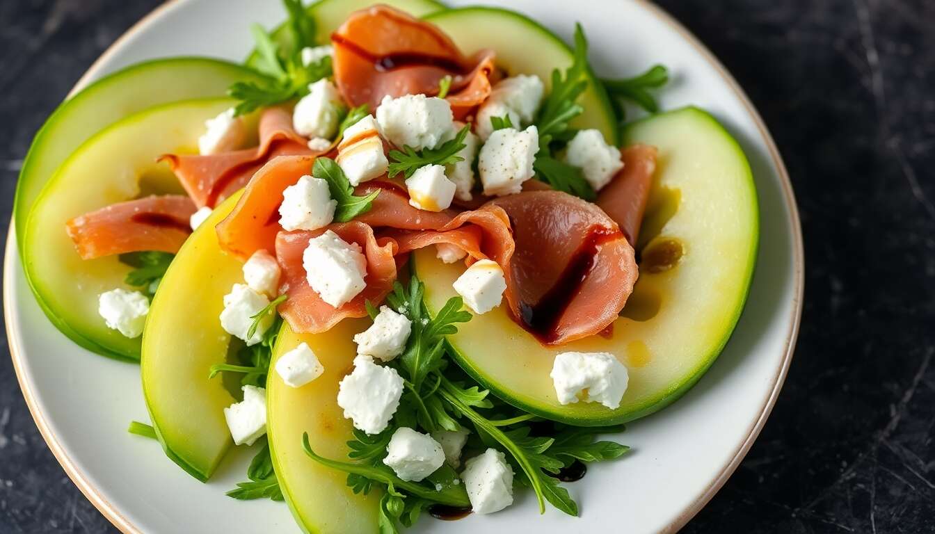 Salade fraîche au melon vert : recette simple et rapide